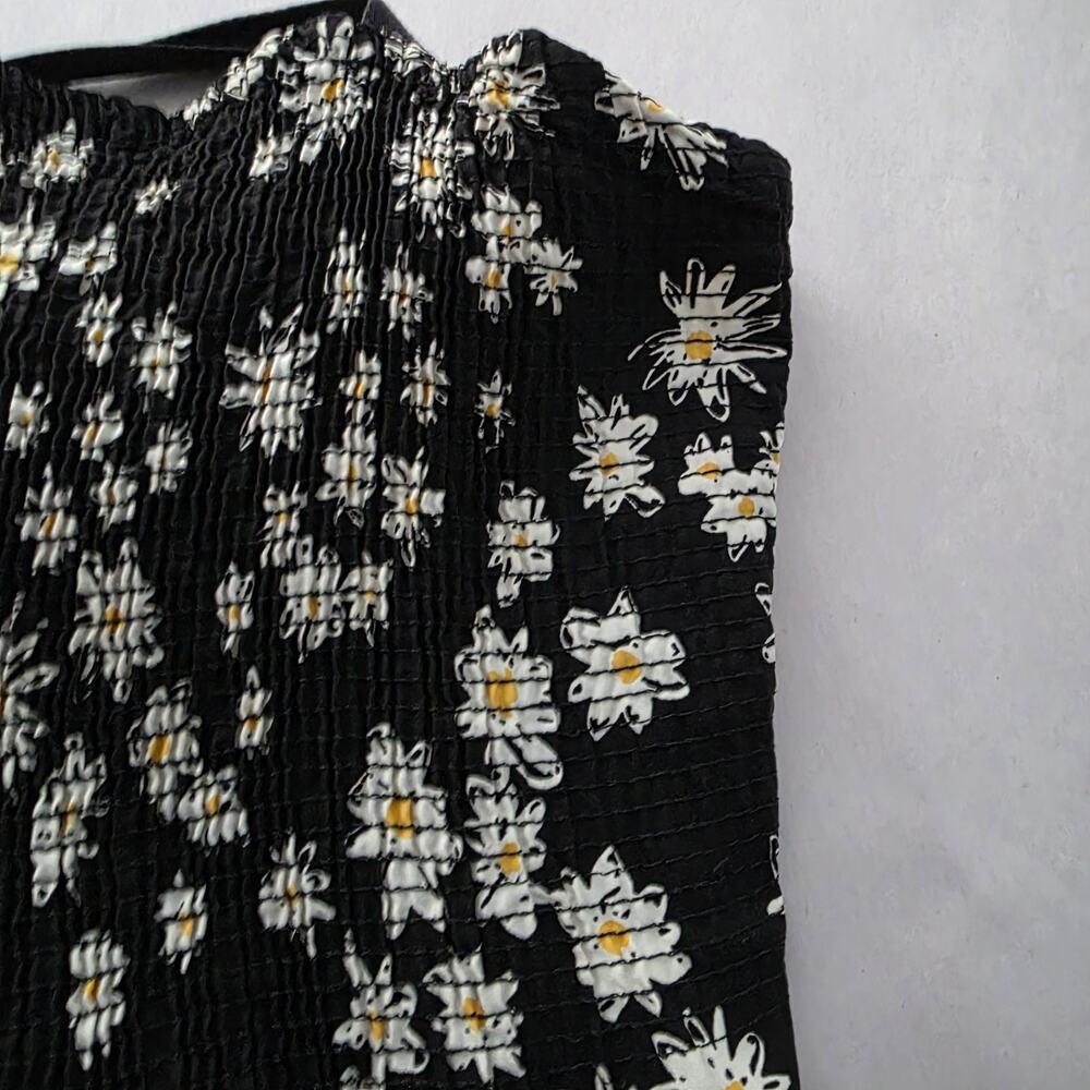 "Chinti & Parker" blk white floral midi Dress Ditsy Size 6 Silk - Picture 10 of 10